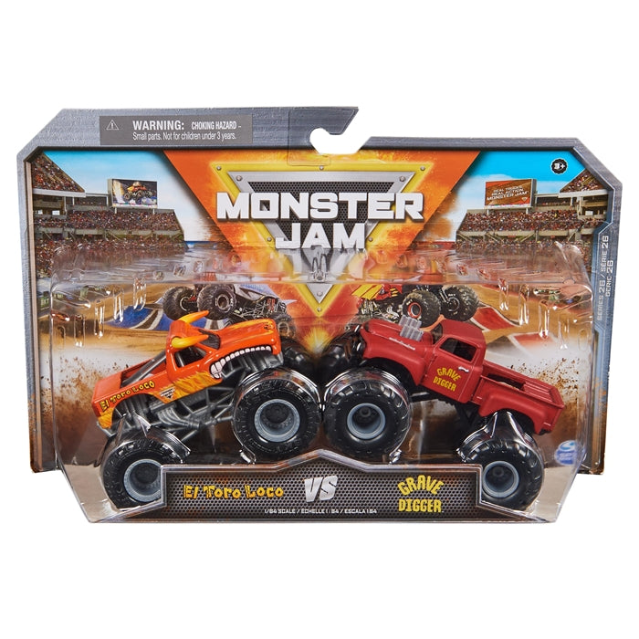 1:64 El Toro Loco VS Grave Digger Primer Mix 26