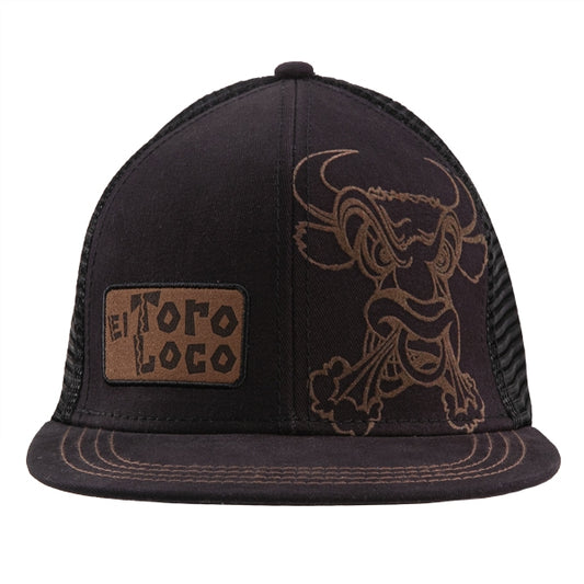 El Toro Loco Leather Patch Hat