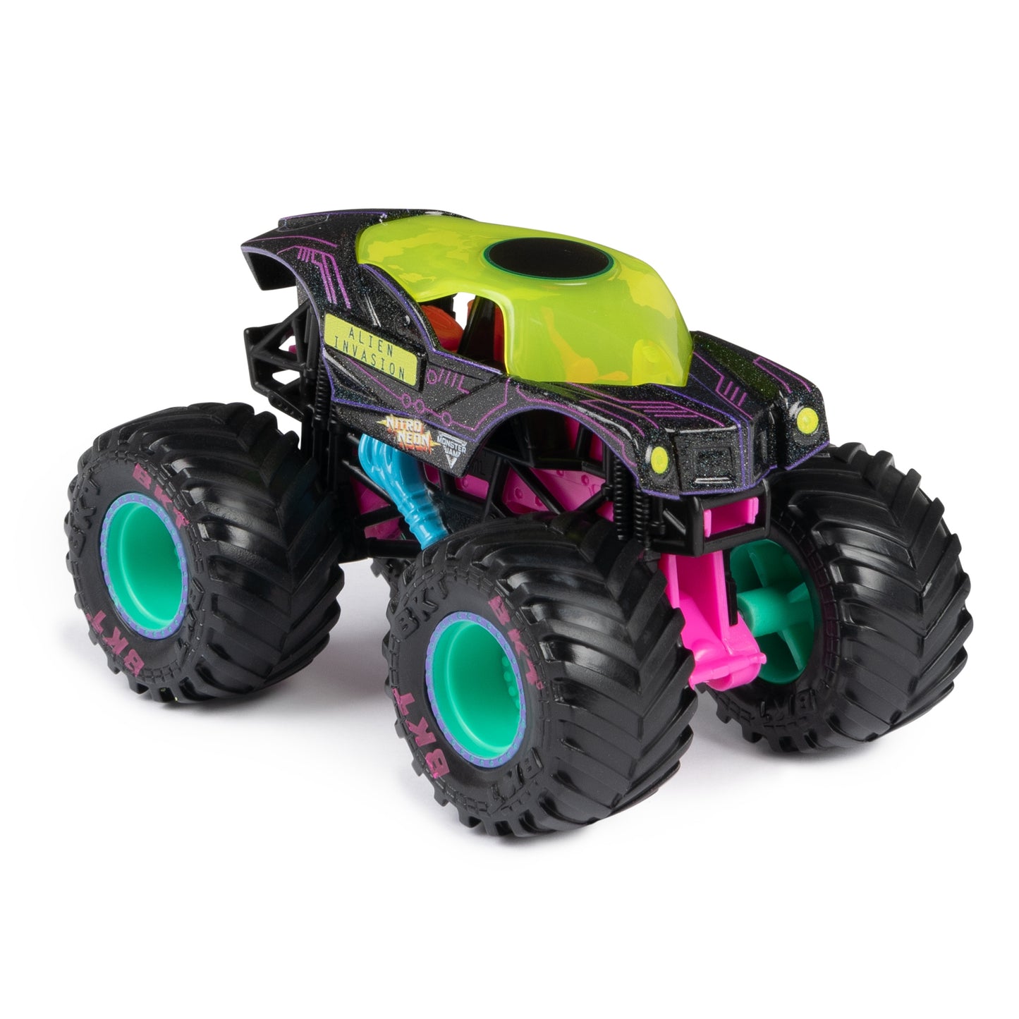 1:64 Alien Invasion VS Megalodon Nitro Neon Series 2