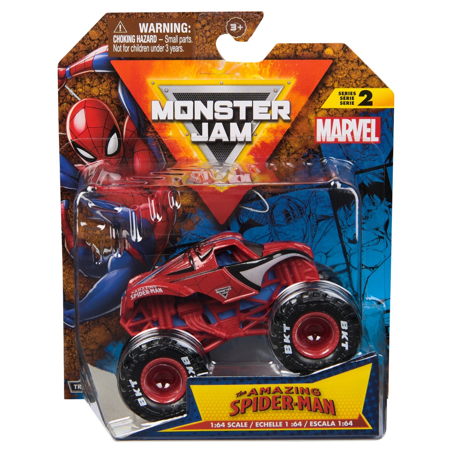 1:64 The Amazing Spider-Man - Marvel Monster Jam - Series 2