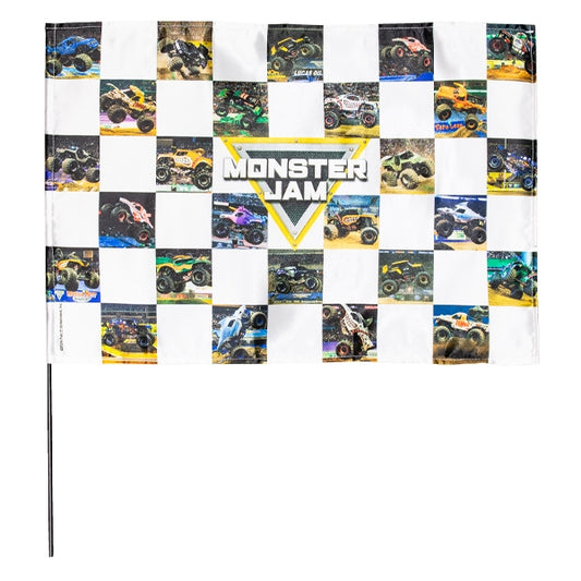 2025 Monster Jam Checkered Flag (14 x 25)