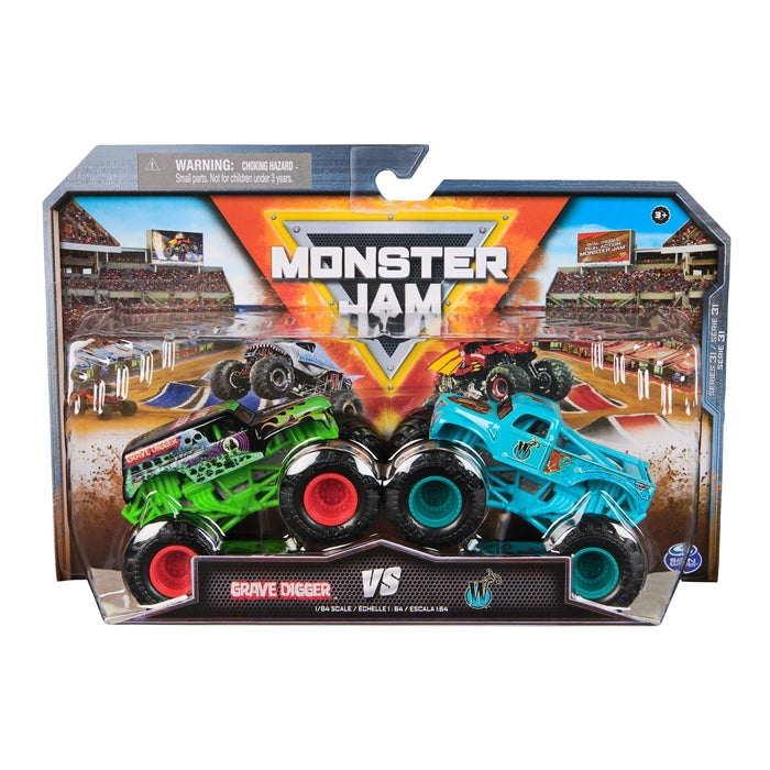 1:64 Grave Digger VS Whiplash - Series 31