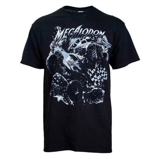Monster Jam Black Unisex Megalodon T-shirt