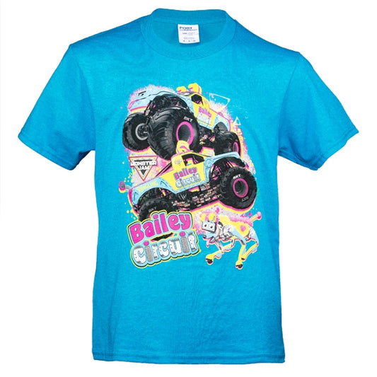 Monster Jam Bailey Blue Youth T-shirt