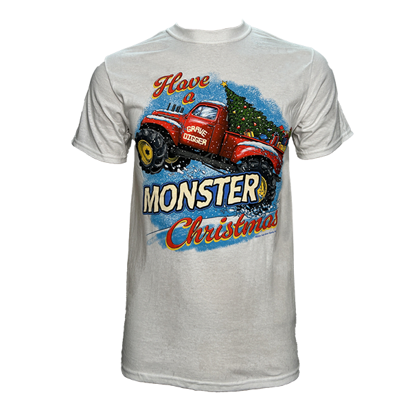 Monster Jam Grave Digger Holiday T-shirt