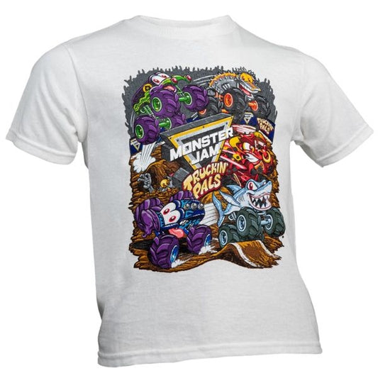Monster Jam Truckin Pals Youth T-shirt
