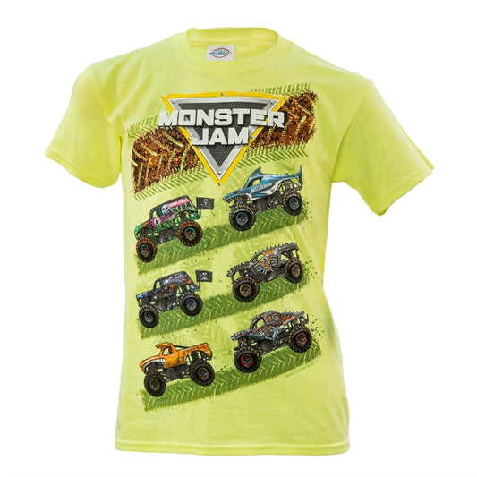 Monster Jam Neon Green Youth T-shirt