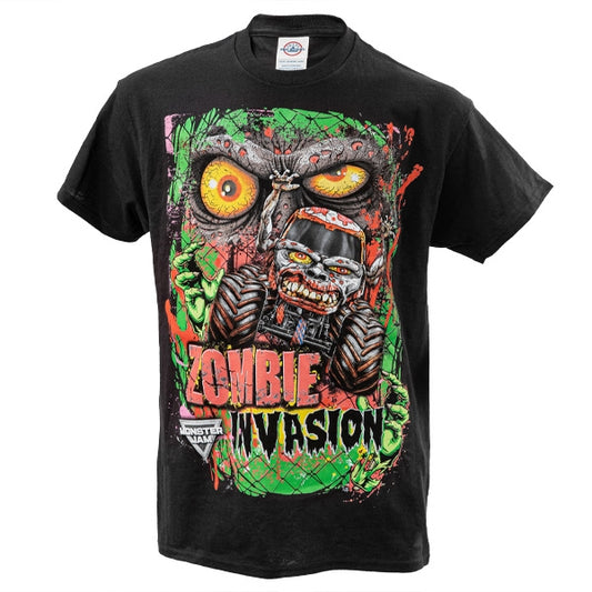 Zombie Invasion Monster Truck Youth T-shirt