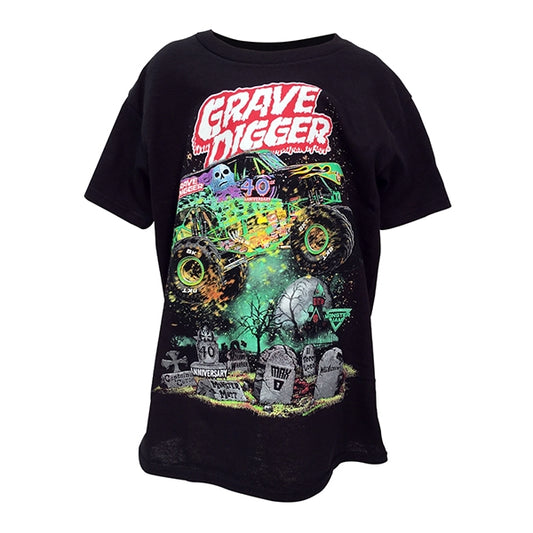 Grave Digger 40th Graves Youth T-shirt