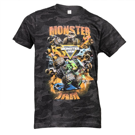 Monster Jam Camo Youth T-shirt