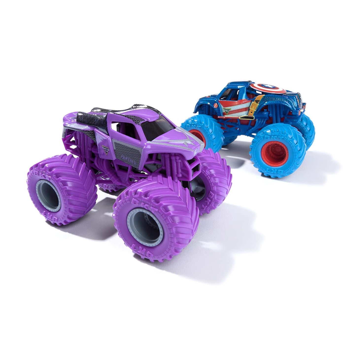 1:64 Captain America vs. Black Panther - Marvel Monster Jam Duos - Series 3