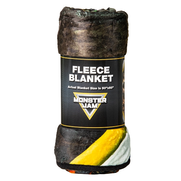 Monster Jam Truck Burst Fleece Blanket