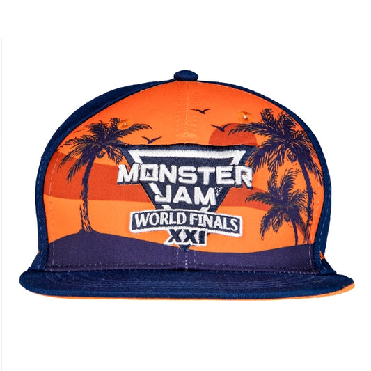 Monster Jam World Finals  2021 Sunset Hat