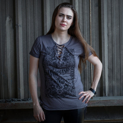 Whiplash Lace Up T-shirt