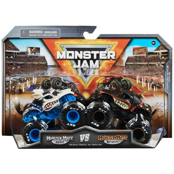 1:64 Rottweiler Vs. Monster Mutt Husky Duo  - Series 19