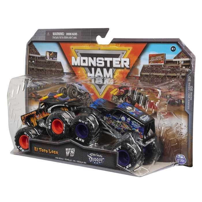 1:64 El Toro Loco vs Son Uva Digger- Duo Series 20