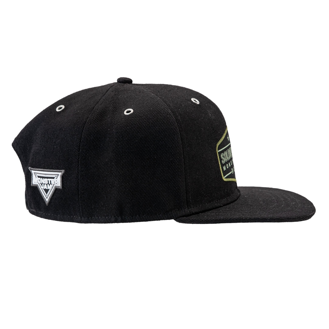 Soldier Fortune  Badge Black and Green Hat