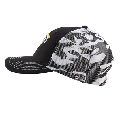 Monster Jam Black and White Camo Hat