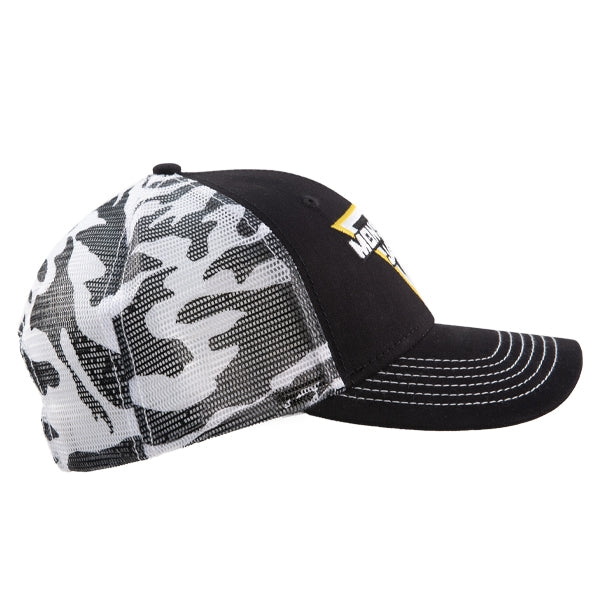 Monster Jam Black and White Camo Hat