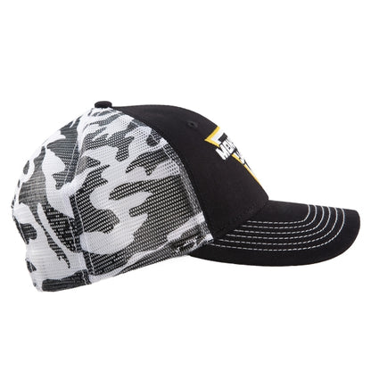 Monster Jam Black and White Camo Hat