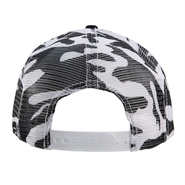 Monster Jam Black and White Camo Hat