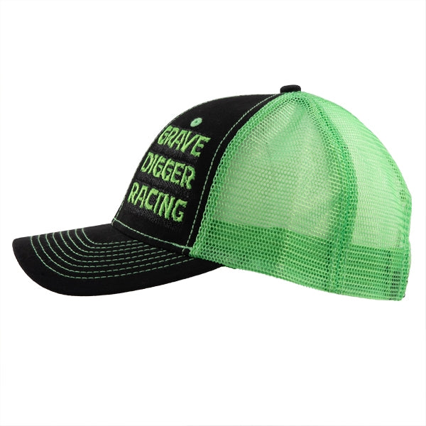 Grave Digger Text Stack Hat