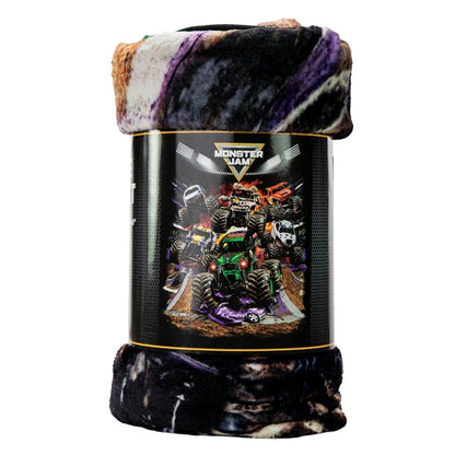 Monster Jam Stadium Lights Fleece Blanket