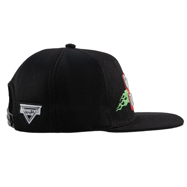 Grave Digger Bar Flames Hat