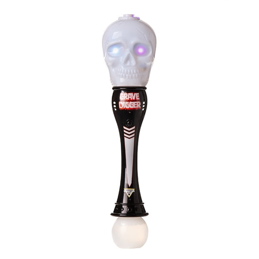 Grave Digger Lighted Wand Bubble Skull V2