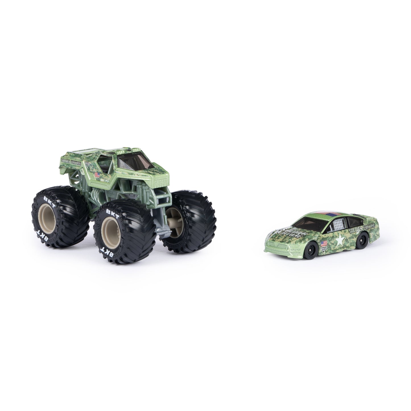 1:64 Diecast and Race Car Set- Soldier Fortune