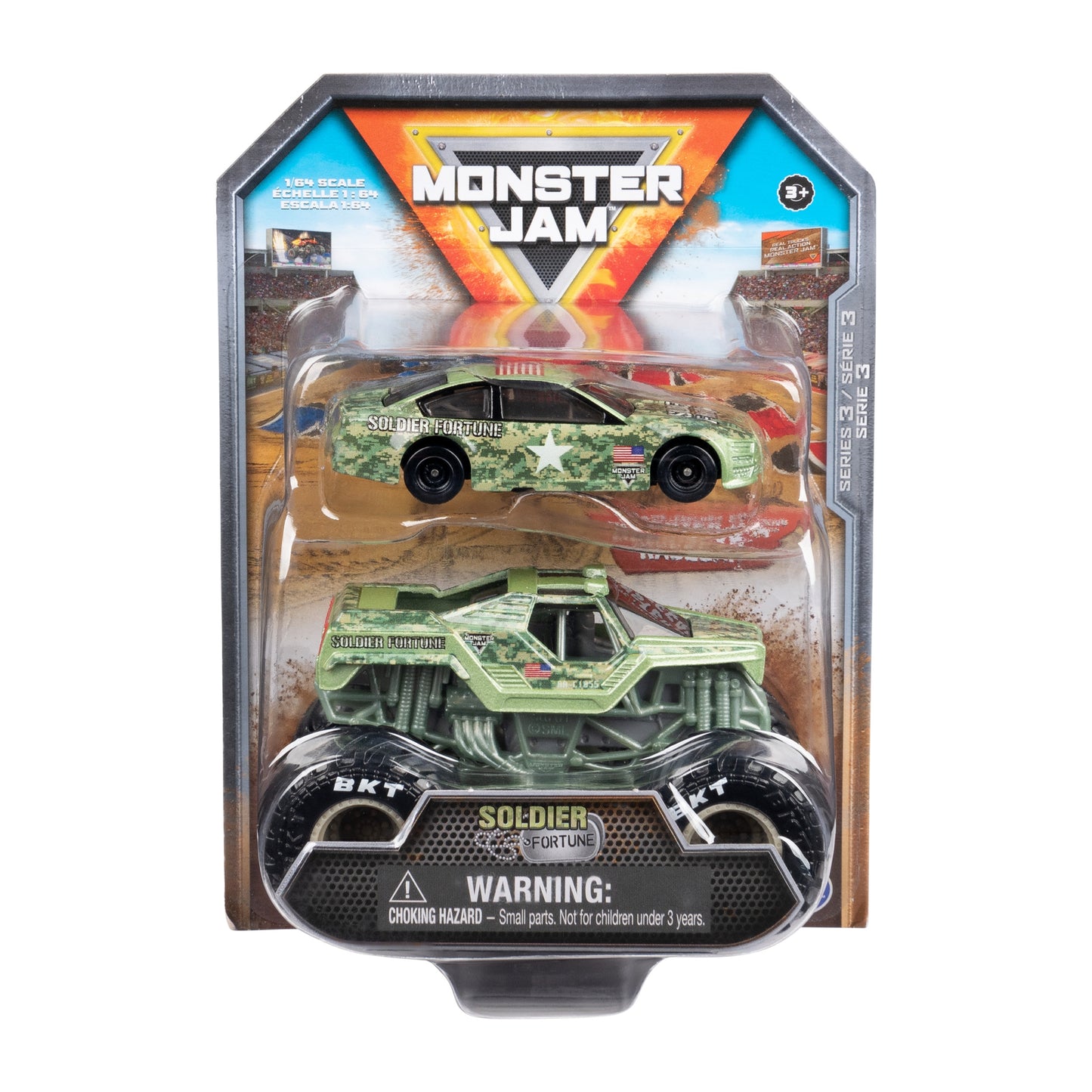 1:64 Diecast and Race Car Set- Soldier Fortune