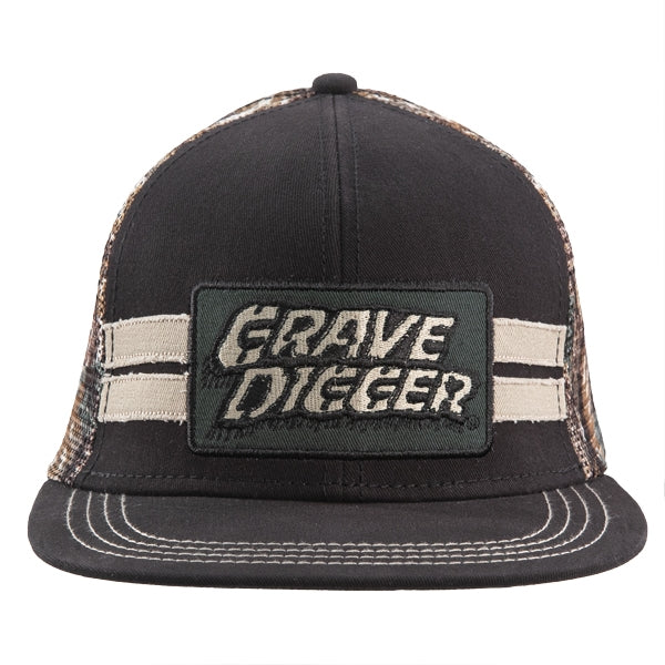 Grave Digger Stripe Camo Hat
