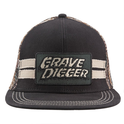 Grave Digger Stripe Camo Hat