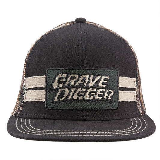 Grave Digger Stripe Camo Hat