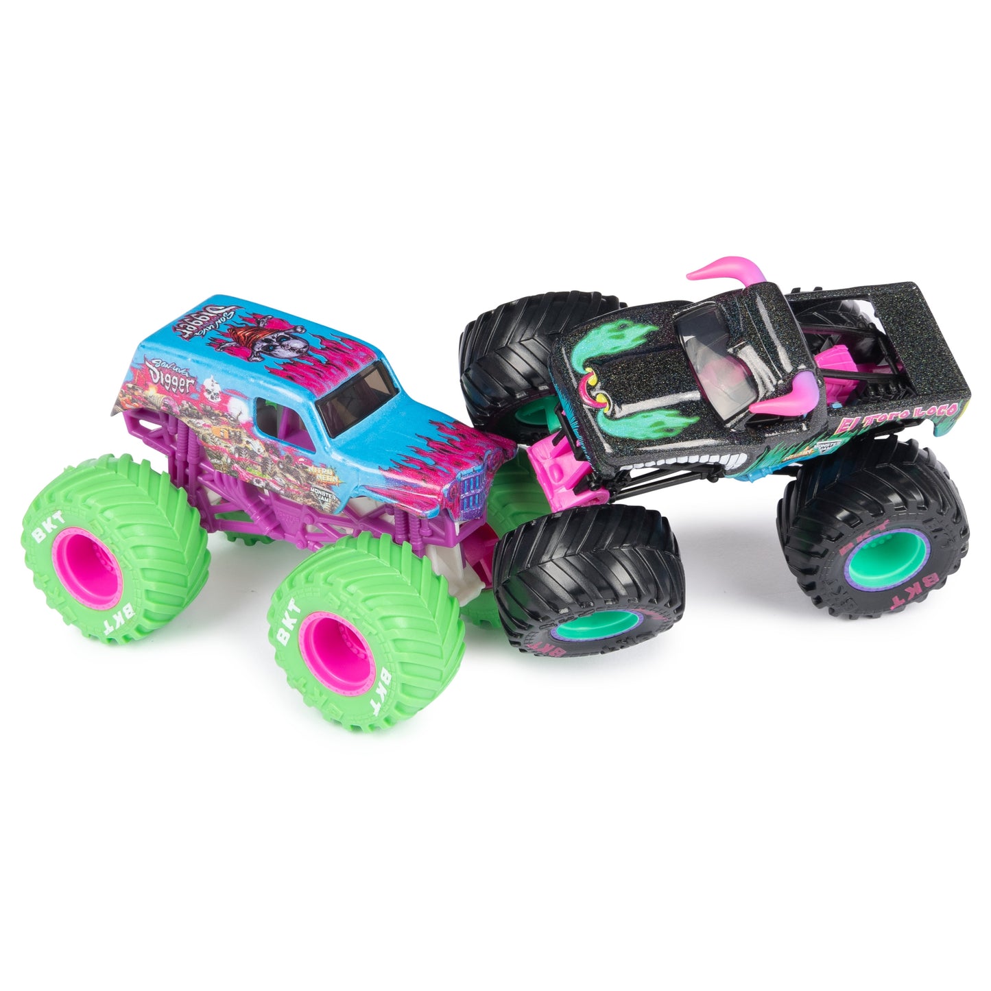 1:64 Son-Uva Digger VS El Toro Loco Nitro Neon Series 3