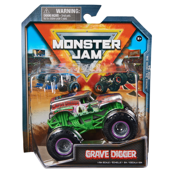 Grave Digger 1:64 25th Anniversary Truck - Series 34