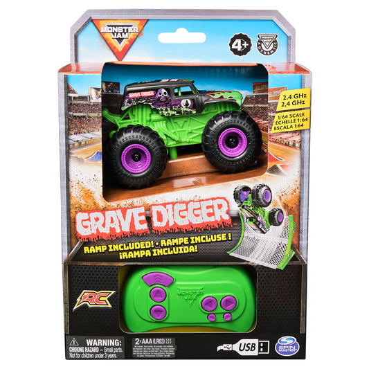 1:64 Grave Digger R/C with Ramp