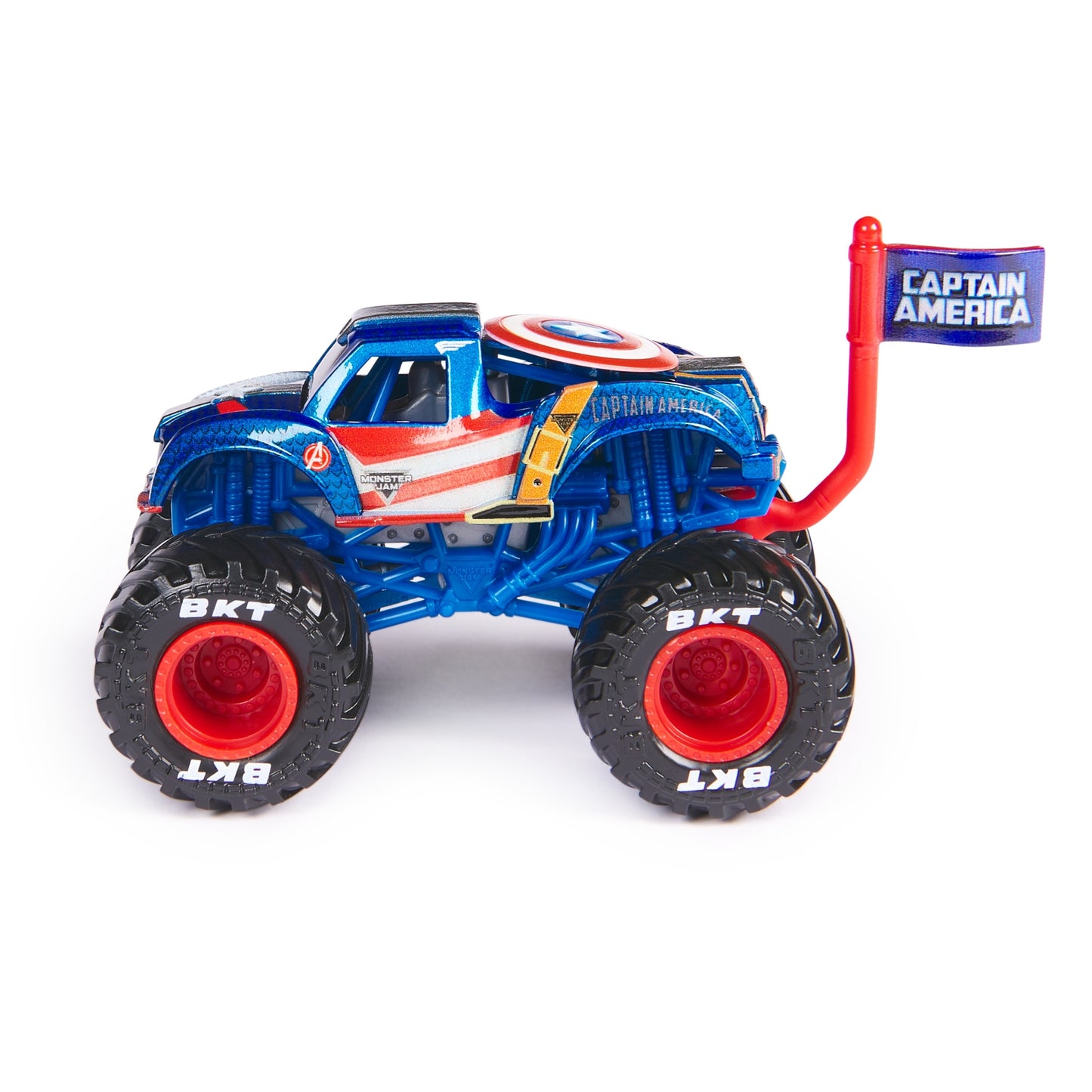 1:64 Captain America - Marvel Monster Jam - Series 1