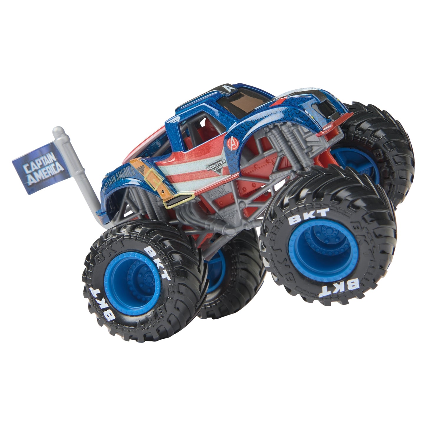 1:64 Captain America - Marvel Monster Jam - Series 2