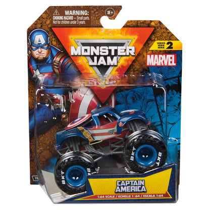 1:64 Captain America - Marvel Monster Jam - Series 2