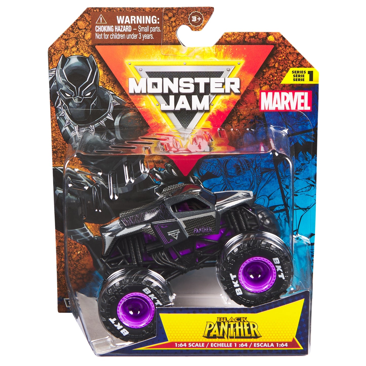 1:64 Black Panther - Marvel Monster Jam - Series 1