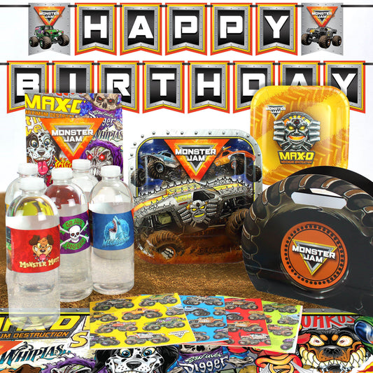 Monster Jam Deluxe Birthday Party Pack