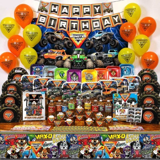 Monster Jam Ultimate Birthday Party Pack