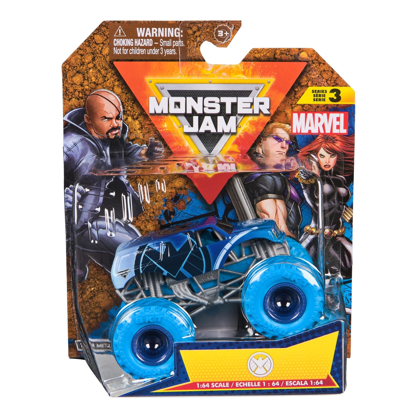 1:64 SHIELD TRUCK - Marvel Monster Jam - Series 3