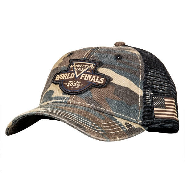 Monster Jam World Finals 2025 Camo Hat
