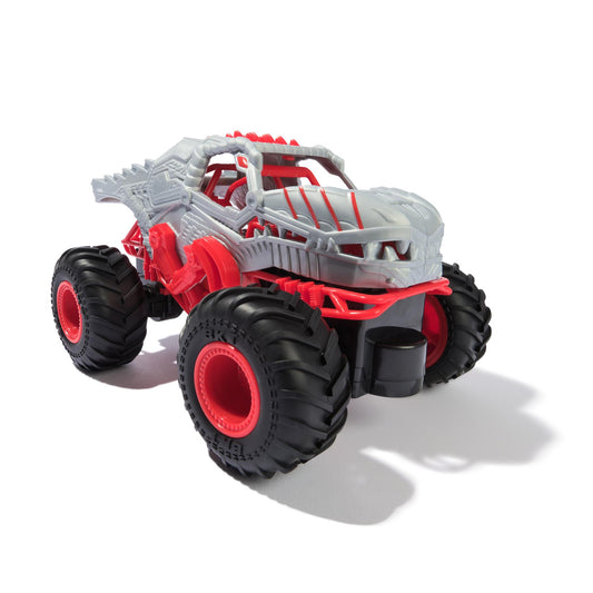 The toy remote control facing to the side