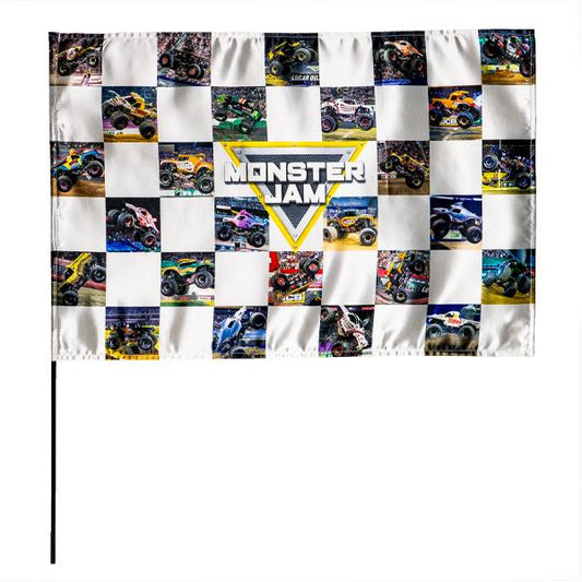 2026 Monster Jam Checkered Flag (14x22 in)