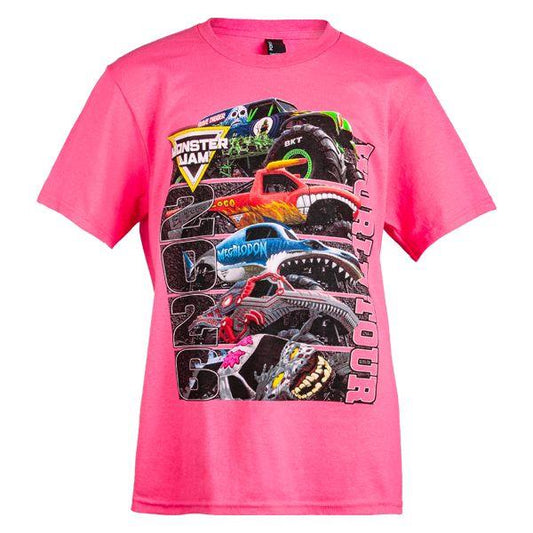 2026 Monster Jam Pink Tour Youth T-shirt