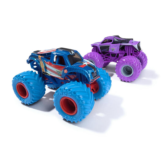 1:64 Captain America vs. Black Panther - Marvel Monster Jam Duos - Series 3