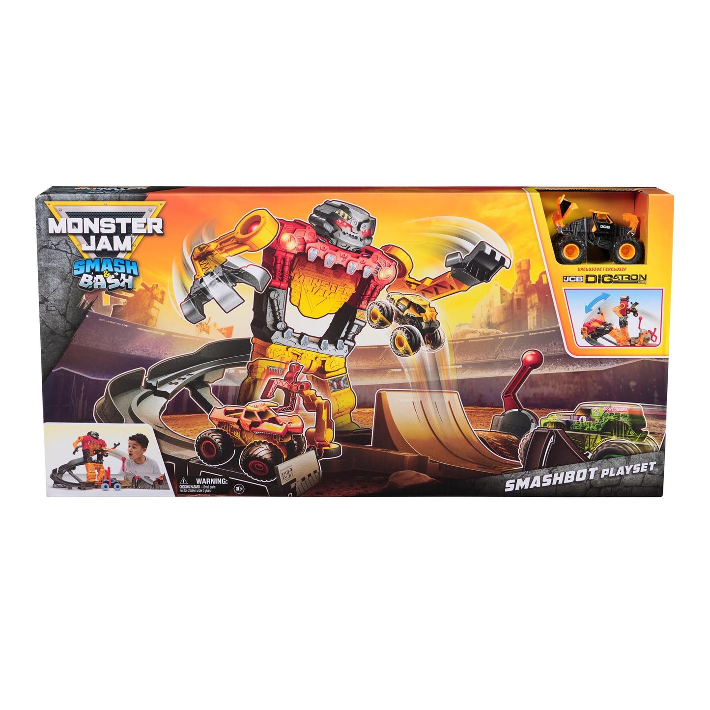 Monster Jam Smash & Bash Smash Bot Playset